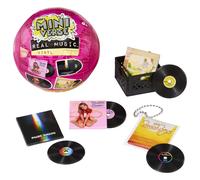 MGA’s Miniverse Real Music Mini Vinyl Records - 4 Playable Mini Records with Sleeves, Storage Crate and Keychain, Compatible with Miniverse Record Player, Suitable for Ages 8+ Years