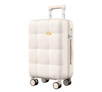 MGB Hardside Carry On Luggage with Spinner Wheels & Built-in TSA Lock, Durable Suitcase Rolling Luggage with Scratch-Resistant Surface, Carry-On 20-Inch, Beige, 20" - Small, Carry-on