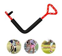 MGCD L Type Golf Swing Training Aid Arm Posture Corrector Tool To Improve Hinge Forearm Rotation Shoulder Turn Golf Swing Trainer Aid (Color : Red)
