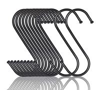 MgcTolBox 20 PCS S Hanging Hooks,Metal Hanging Hook Multi Function Premium Magnetic Stainless Steel Metal S Hooks for Kitchen Spoon Pan Bathroom Bedroom