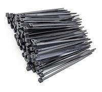 MgcTolBox Small Cable Ties 4", Small Zip Ties, Multi-Purpose Wire Management Mini Ties, Plastic Cable Ties 100 x 3.6 mm | Black | 200 Pack