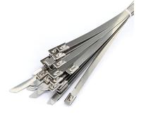 MgcTolBox Stainless Steel Cable Ties 31.5", Metal Zip Ties | 800 x 7.9mm | 20 Pcs