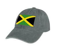 MGDIFYXAA Baseball Cap,Sports Running Flag Caps Hat,Breathable Folding Adjustable Jamaica Flag Sun Hats, Summer UV Protection Gray Outdoor Hats for Hiking Walking Climbing