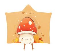 MGDIFYXAA Cute Oversized Hoodie Blanket Fluffy Fleece Hoodie Blanket,Cartoon Mushroom Cozy Warm Fleece Blankets, Gifts Adults Mom Wife Girlfriend Men, 60"×80"