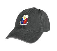 MGDIFYXAA Flag Baseball Cap for Men Women,Black Hats Unisex Adjustable Denim Cotton Vintage Philippines Flag Trucker Hat Peak Cap Outdoor Golf Running Summer Sun Hat