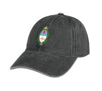 MGDIFYXAA Flag Baseball Cap for Men Women, Unisex Cotton Black Denim Baseball Hat Adjustable Breathable Summer Argentina Flag Sun Visor Hat Trucker Cap Outdoor Sport Hats