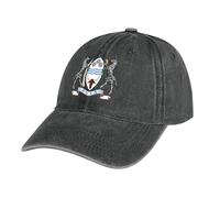 MGDIFYXAA Flag Baseball Cap for Men Women, Unisex Cotton Black Denim Baseball Hat Adjustable Breathable Summer Botswana Flag Sun Visor Hat Trucker Cap Outdoor Sport Hats