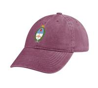 MGDIFYXAA Flag Baseball Cap for Men Women, Unisex Cotton Red Denim Baseball Hat Adjustable Breathable Summer Argentina Flag Sun Visor Hat Trucker Cap Outdoor Sport Hats