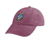 MGDIFYXAA Flag Baseball Caps Mens Women Red Baseball Cap with Adjustable Buckle Sports Caps Denim Cotton Cuba Flag Cap for Running, Gym, Fashion, Office and Outdoor