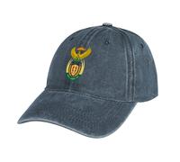 MGDIFYXAA Men Baseball Cap Adjustable Blue Trucker Cap South Africa Flag Sports Casual Breathable Outdoor Sun Protective Sun Hat for Women Unisex for Outdoor Golf Tennis