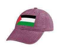 MGDIFYXAA Unisex Flag Baseball Cap Hat, Palestine Flag Sports Baseball Cap, Lightweight Breathable Foldable Washable Outdoor Red Sport Sun Protection Hat, for Men and Women