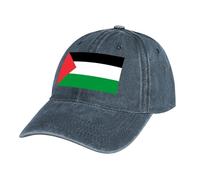 MGDIFYXAA Unisex Flag Baseball Cap Hat, Palestine Flag Sports Baseball Cap, Lightweight Breathable Foldable Washable Outdoor Blue Sport Sun Protection Hat, for Men and Women