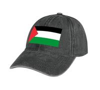 MGDIFYXAA Unisex Flag Baseball Cap Hat, Palestine Flag Sports Baseball Cap, Lightweight Breathable Foldable Washable Outdoor Black Sport Sun Protection Hat, for Men and Women
