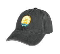 MGDIFYXAA Unisex Flag Baseball Cap Men Women Black Washed Denim Cotton Adjustable Dad Hat - Republic of Bashkortostan Flag Sport Casual Sun Visor Hat for Running Climbing Hiking