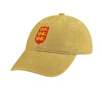 MGDIFYXAA Unisex Yellow Baseball Cap, Adjustable Washed Flag Baseball Cap Cotton Outdoor Sports Hat Classic Casual Guernsey Flag Summer Sun Visor Hat for Men Women