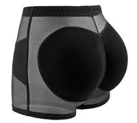 MGDIFYXAA Women Butt Lifter Shapewear - Women Hip Enhancer Lift Butt Lifter Shaper Padding Panties Push Up Bottom Boyshorts Women Fake Ass Shapewear Seamless Underwear,Black,M