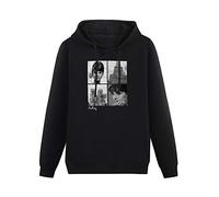 Mgdk Hollywood Sirens Beauties Audrey Hepburn Junior Paris Montage Hoodies Long Sleeve Pullover Loose Hoody Sweatershirt XXL Black