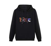 Mgdk Lightweight Hoodie 10Cc The Very Best Of Rock Customized Cotton Blend Sweatshirts XL Black