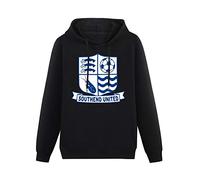 Mgdk Long Sleeve Hooded Sweatshirt Men Southend United Quotes Cotton Blend Hoody Black