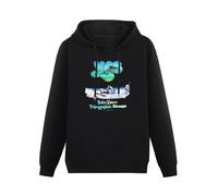 Mgdk Yes Tales from Topographic Oceans Album Record Cover Printed Hoodies Long Sleeve Pullover Loose Hoody Sweatershirt L Black