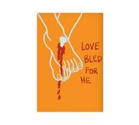 MGDUJGH Love Bleeds for Me, Passion of Jesus, Christian Quotes, Bible Verses Canvas Art Wall Decor Posters Home Bar Restaurant Garage Cafe Logo Gift 24x36inch(60x90cm)