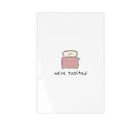 MGDUJGH We’re Toasted, Funny Kitchen Quote, Retro Toaster Canvas Modern Poster Wall Art Prints Paintings Living Room Bedroom Decor 20x30inch(50x75cm)