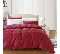 MGEMJMJ Egyptian Cotton Duvet Cover,Solid Color Luxury Skin-friendly Comforter Cover,Sateen Weave Silky Soft Breathable Quilt Cover(Size:200x230cm(79x91inch),Color:A)