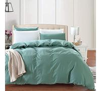 MGEMJMJ Egyptian Cotton Duvet Cover,Solid Color Luxury Skin-friendly Comforter Cover,Sateen Weave Silky Soft Breathable Quilt Cover(Size:200x230cm(79x91inch),Color:A)