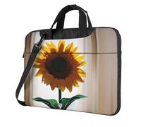 MGGAklp Beautiful Sunflowers Print Laptop Shoulder Bag Zipper Waterproof With Adjustable Shoulder Strap