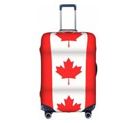 MGGAklp Canadian Flag Print Washable Stretch Suitcase Protector Anti Scratch Travel Suitcase Cover for Adult