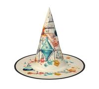 MGGAklp Chemistry Print Print Party Hat Halloween Carnival Witches Hats For Themed Parties Holiday Decor