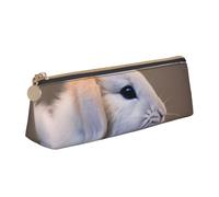 MGGAklp Cry Rabbit Print Pencil Case with Zipper Office Stationery Organizer and Travel for Women Men