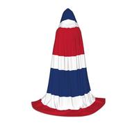 MGGAklp Dutch Flag Print Hooded Cape For Teenagers For Halloween, Cosplay And Themed Parties