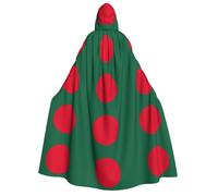 MGGAklp Flag Of Bangladesh Print Adults Hooded Cloak With Halloween Cape Robe Costume Party Supplies