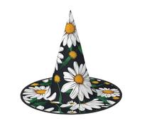 MGGAklp Floral Flowers Daisies Print Party Hat Halloween Carnival Witches Hats For Themed Parties Holiday Decor