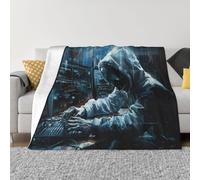 MGGAklp Hacker Attack Print Lightweight Ultra-Soft Micro Fleece Blanket For Bed Couch Living Room