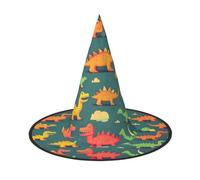 MGGAklp Many Small Dinosaur Print Party Hat Halloween Carnival Witches Hats For Themed Parties Holiday Decor