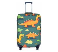 MGGAklp Many Small Dinosaur Print Washable Stretch Suitcase Protector Anti Scratch Travel Suitcase Cover for Adult