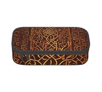 MGGAklp Native American Print Pencil Pouch Stationery with Zipper School Supplies for Girls Boys Office