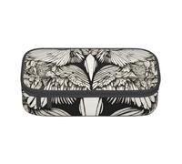 MGGAklp Owls Birds Print Pencil Pouch Stationery with Zipper School Supplies for Girls Boys Office