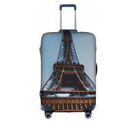 MGGAklp Paris Eiffel Tower Print Washable Stretch Suitcase Protector Anti Scratch Travel Suitcase Cover for Adult