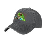 MGGAklp Red Eyes Tree Frogs Print Perfect for Sports and Outdoor Activities Adjustable Cap, Adult Unisex
