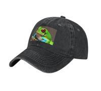MGGAklp Red Eyes Tree Frogs Print Perfect for Sports and Outdoor Activities Adjustable Cap, Adult Unisex