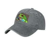 MGGAklp Red Eyes Tree Frogs Print Perfect for Sports and Outdoor Activities Adjustable Cap, Adult Unisex