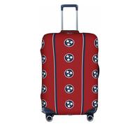 MGGAklp Tennessee State Flag Print Washable Stretch Suitcase Protector Anti Scratch Travel Suitcase Cover for Adult