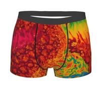 MGGAklp Tie Dye Hippies Print Men'S Boxer Briefs Breathable Soft Active Stretch Underwear Black