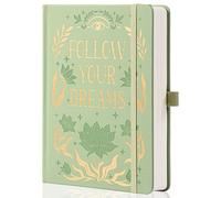 MGGAO Bullet Dotted Notebook for Women Men, 190 Numbered Pages Journal, A5 Butterfly Floral Journals for Writing, Aesthetic Notebooks, Work School Note Taking, 14.7 x 21.4 cm