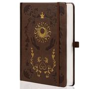 MGGAO Dotted Journal Notebook for Women Men, Journals for Writing, A5 Aesthetic Dot Notebook for Work, Travel, School,190 Numbered Pages, 14.7 x 21.4 cm