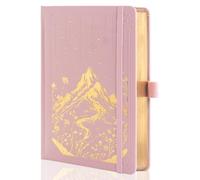 MGGAO Lined Journal Notebook for Women Men, A5 Aesthetic Notebook with 316 Numbered Pages, College Ruled Notebooks for Writing, Note Taking, Journaling, Hardcover Journal with Golden Edges