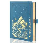 MGGAO Lined Journal Notebook for Women Men, A5 Aesthetic Notebook with 316 Numbered Pages, College Ruled Notebooks for Writing, Note Taking, Journaling, Hardcover Journal with Golden Edges